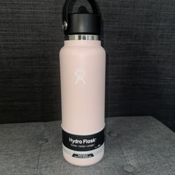 Brand New Hydro Flask 40 oz Wide Mouth with Flex Straw Cap - Soft Pink