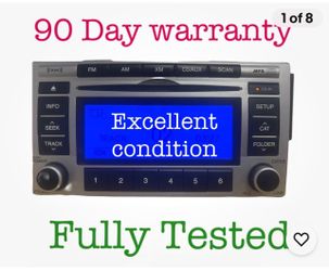 HYUNDAI SANTA FE CD Player Radio MP3 Model A200 CMLXM OEM 96180-0W000  HY221U