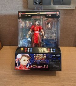 Jada toys Chun Li Street Fighter II 6" Action Figure (Exclusive RED outfit version)