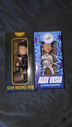 Alex Vesia & Son Heung-Min bobblehead
