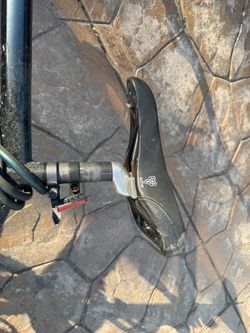 WTB Black Bike Saddle with Seatpost
