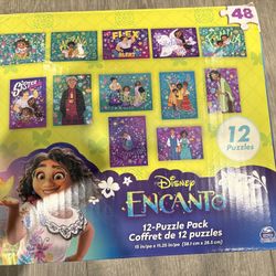 Disney Encanto 12 Pack 48 Pcs Puzzle 