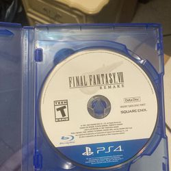 Sony PlayStation 4 Final Fantasy VII remake Data Disc only