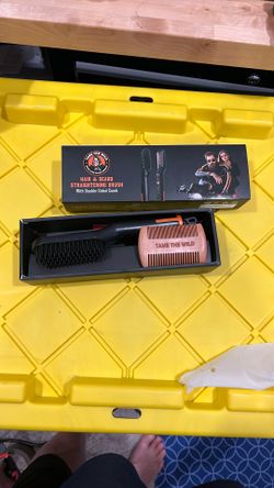 Men’s Hair & Beard Straightening Brush Brand New - Heated