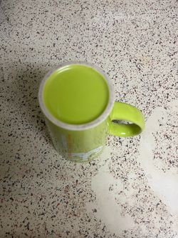 ELEMENT Skateboards Lime Green Ceramic Latte Mug / Large Coffee Cup