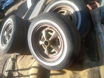 Pontiac Lemans GTO Firebird 14 Inch Rally Wheels Parts
