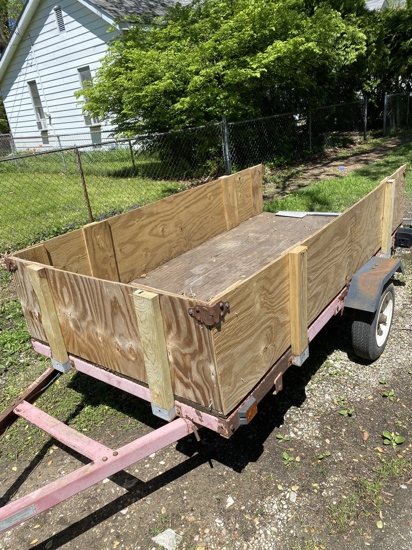 Wooden Trailer MUST GO BY 10/15!!!!!