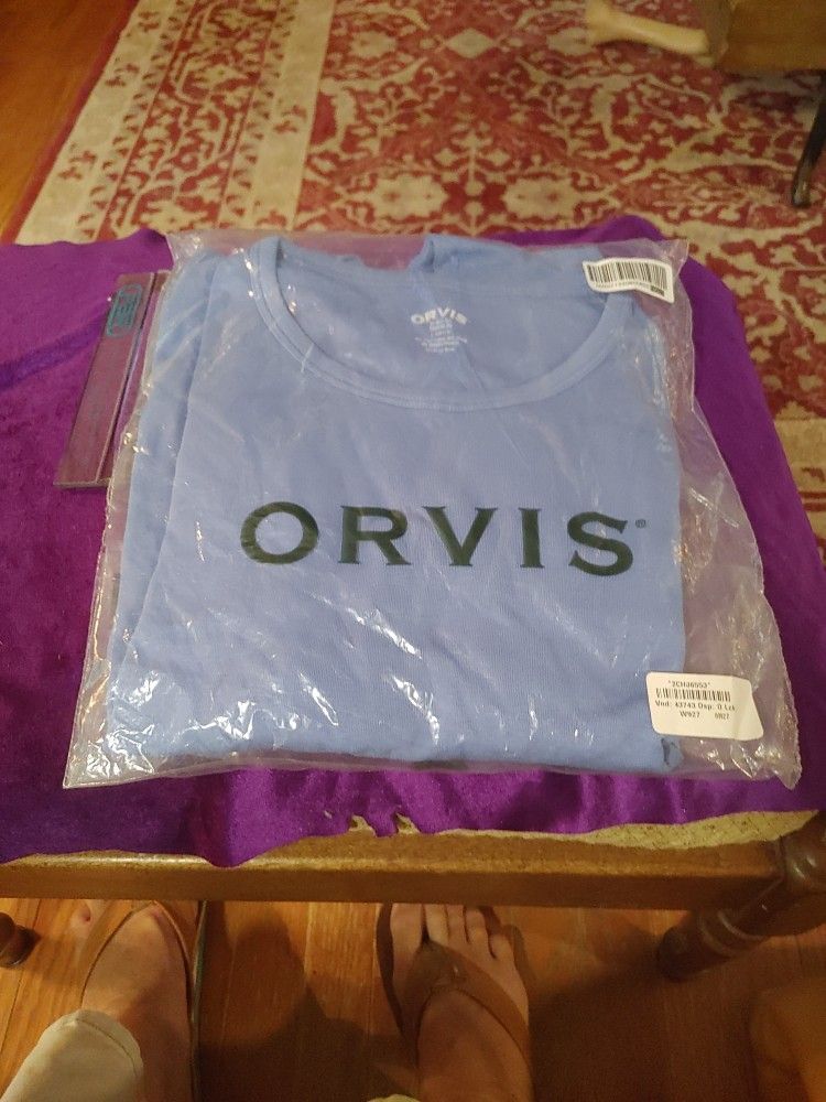 Orvis, New Long Sleeved Ladies Shirt, Large