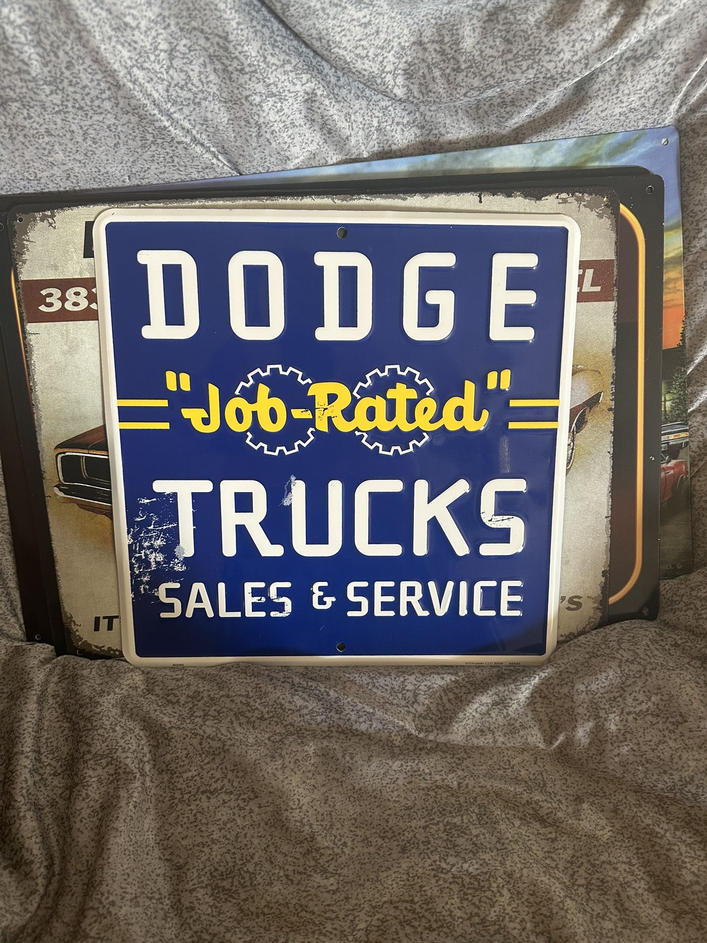 Dodge Metal Sign Collectable