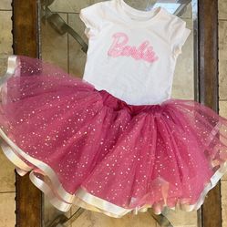 Girls Barbie Outfit Size 7/8