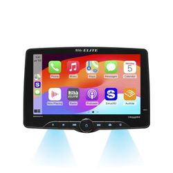 Boss Elite 9" Digital Multimedia Receiver with Wired Apple CarPlay® & Android Auto™, Bluetooth® and SiriusXM-Ready® with Built-In DSP 13-Band EQ, Back