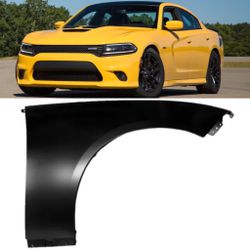 BRAND NEW Dodge Charger Right Side Passenger Side Fender 2015 to 2022 Black Primed Ready to Paint