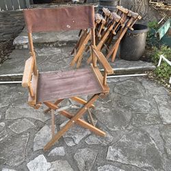 Vintage Director Chairs 4x