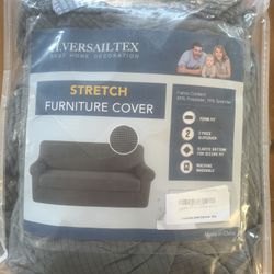 Couch Slip Cover -3 Seat Up To 88 In Grey