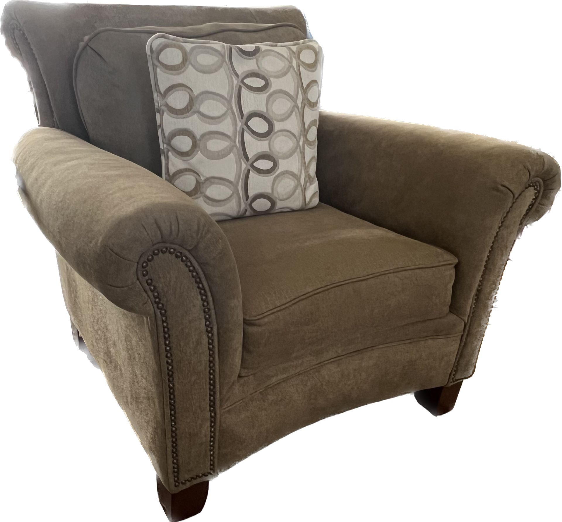 Mathis Brothers Light Brown Fabric Chair