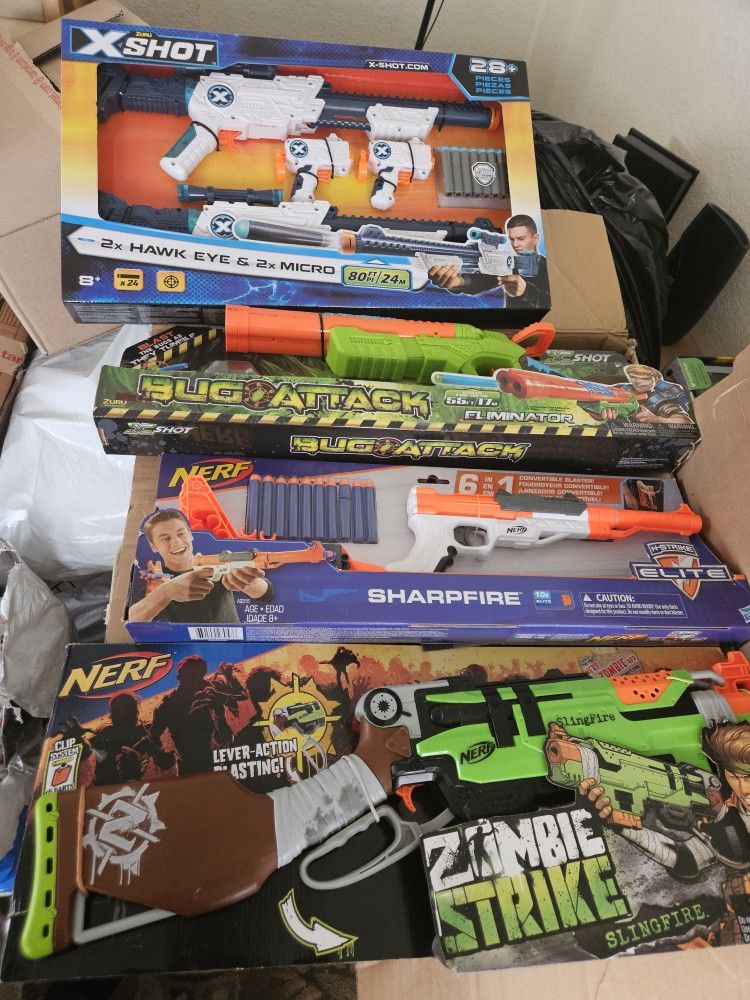 Nerf Guns New In Bkx