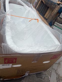 63 x 28 x 23 Solid Surface freestanding tub