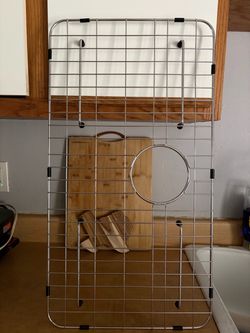 Stainless steel sink protector