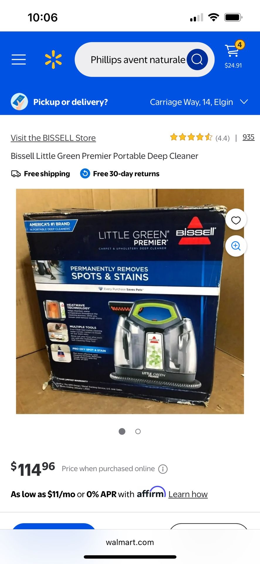 Bissell Little Green Premier Portable Deep Cleaner