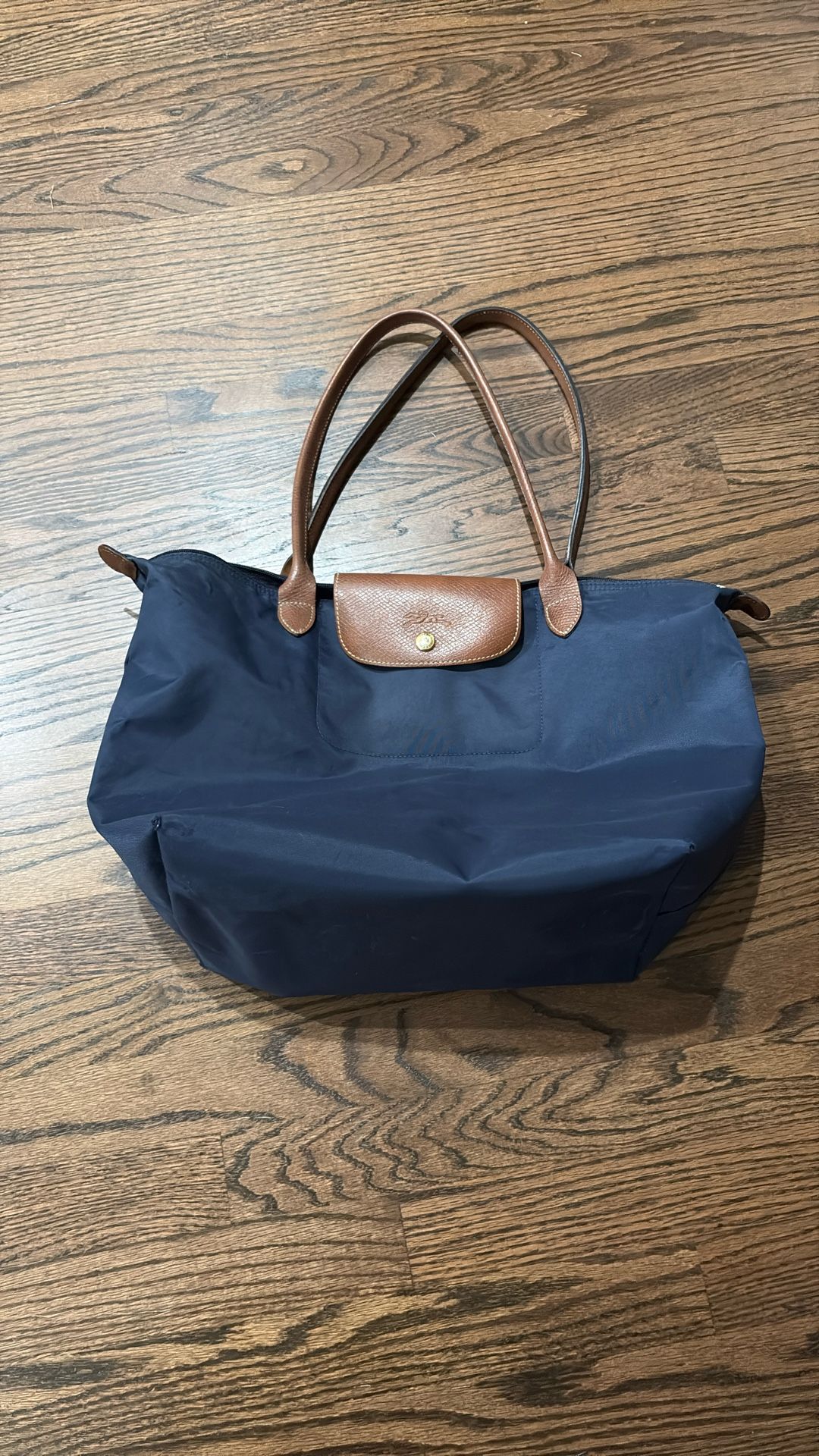 Longchamp Le Pliage Navy Medium Bag