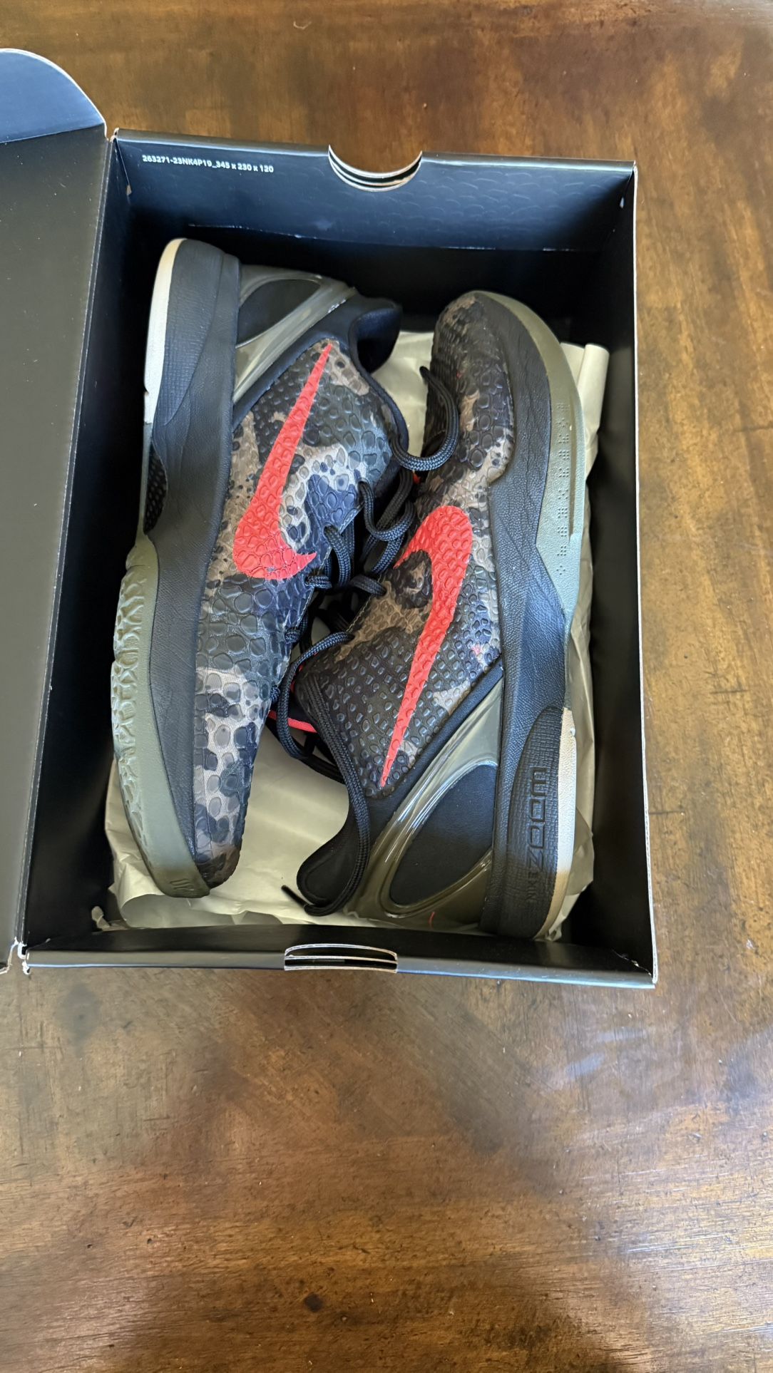 Nike Zoom Kobe 6 Protro 'Italian Camo'