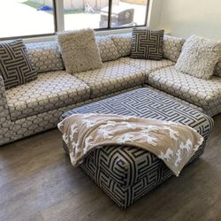 3 Piece Sectional With Ottoman 