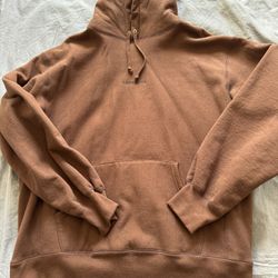 Supreme Number 01 Micro Logo Hoodie Large Brown