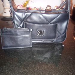 Steve Madden Black Handbag