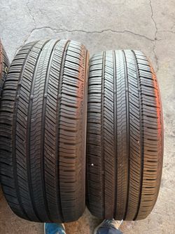 20” tires yokohama 235/55/20 semi new with installation $160 both