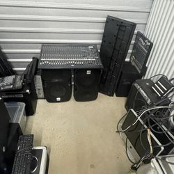 Lot Of Sound Equipment 