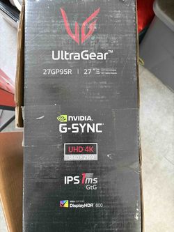 LG 27" 4K 144Hz Gaming Monitor UltraGear 27GP95R
