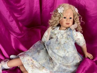 Heidi Plusczok Artist Doll Susannah Zapf Ltd Ed 90 Puppen Germany 27" Signed HTF