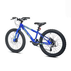Ozark Trail 20" Mountain Bicycle, 7 Speed, Fits Riders 3'11"-4'4" Child, Unisex, Blue