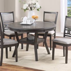 Gray Dining Table Set 