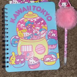 Hello Kitty And Friends Journal And Pen
