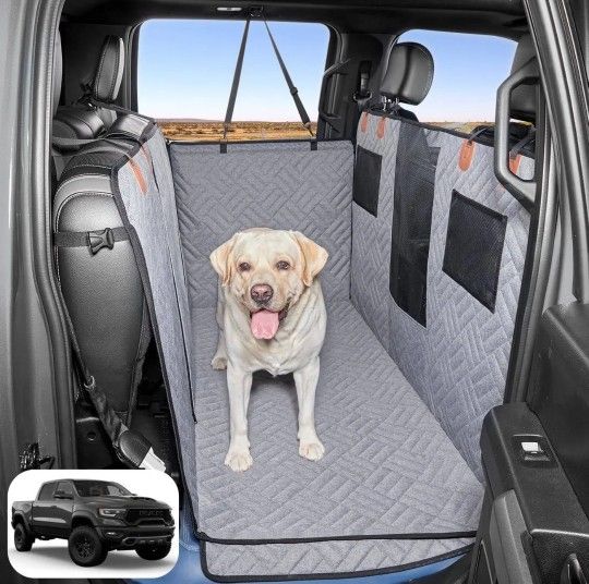 New. Dog Truck Seat Cover for Back Seat, Truck Dog Hammock, Pet Cover,Back Seat Extender For F150