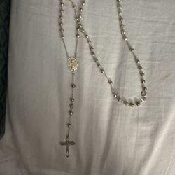 Silver Rosary