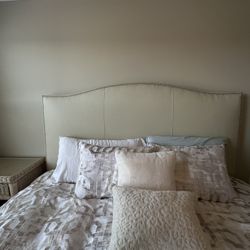 King Bed and Headboard For Sale