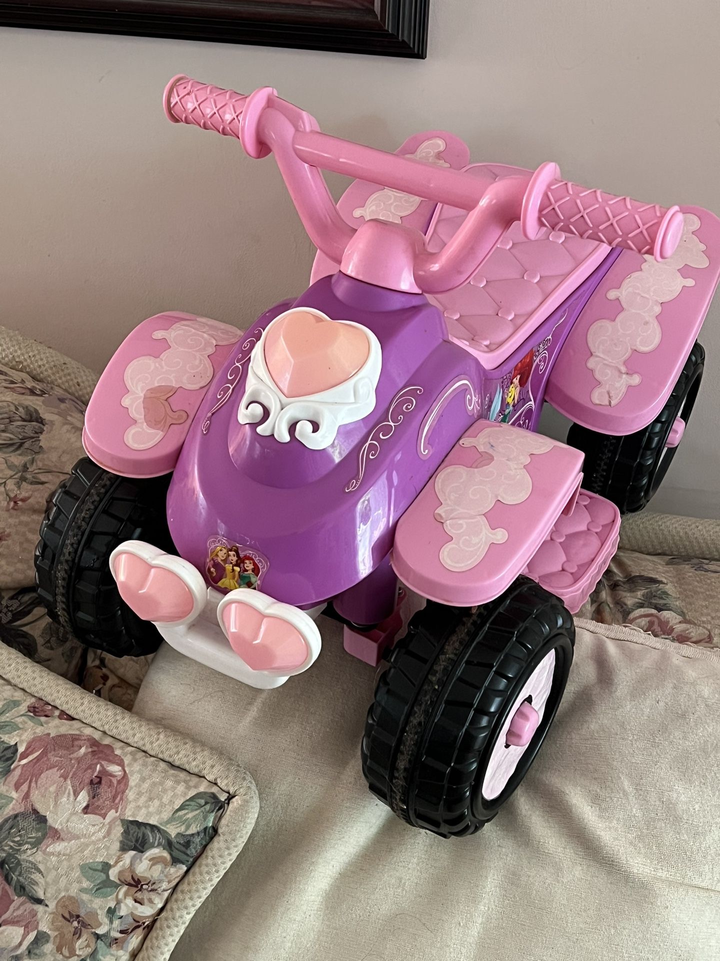 Little mermaid motorized little tykes quad