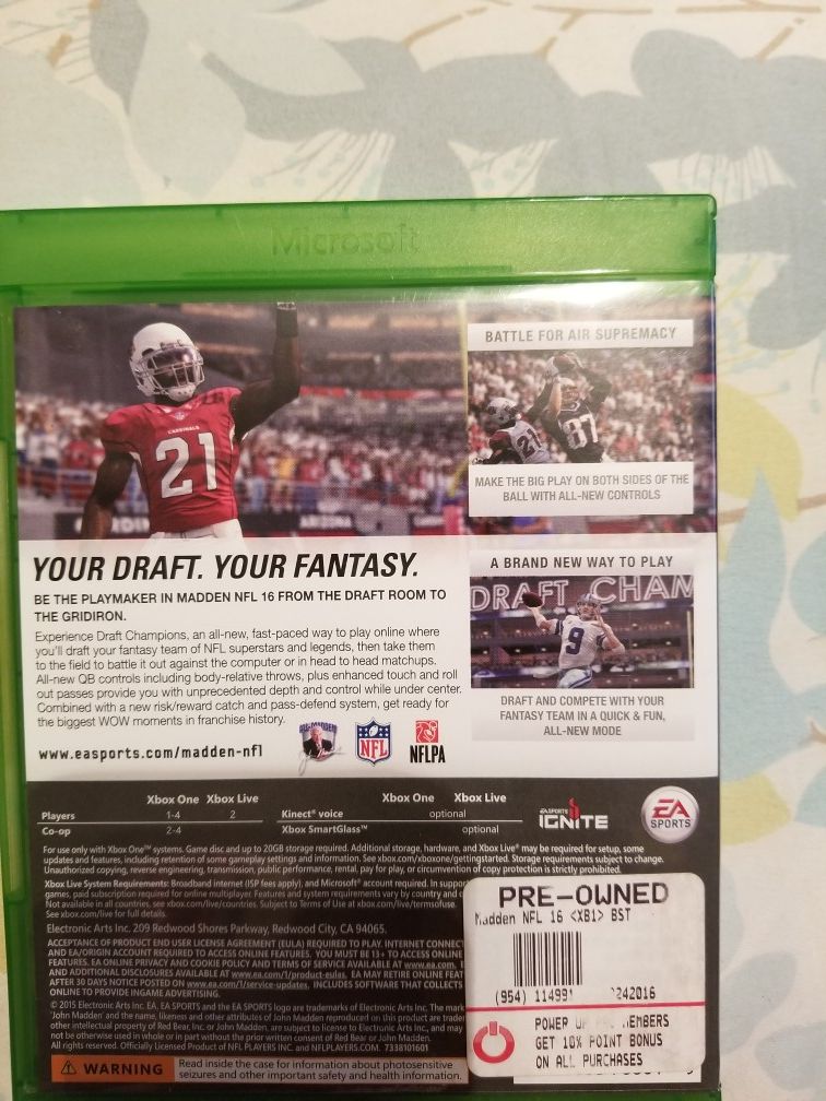 Madden 16 for xbox one