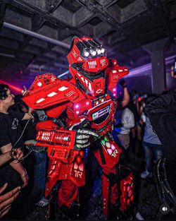 Robot led Costume