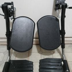 Wheelchair Legrest With Non Padded Calf Support &footplates