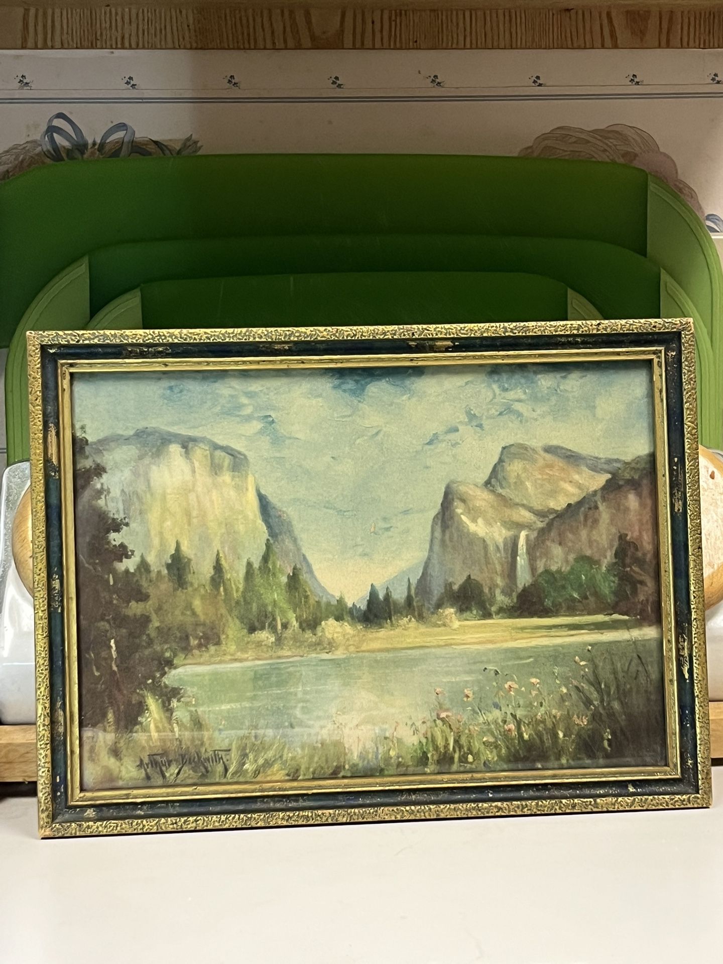 Antique Arthur Beckwith YOSEMITE Framed Print