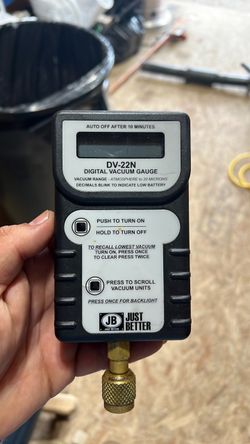 Dv22N JB digital vacuum gauge