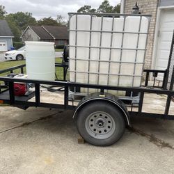 trailer with Power Wash And Tank include