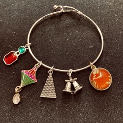  Christmas Charm Breloques Bangle