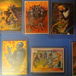 1994 Fleer Ultra Spider-Man Set Of Four Cards. With 3 Random Marvel Card Bonus. 7 Cards Total. Near Mint Raw.