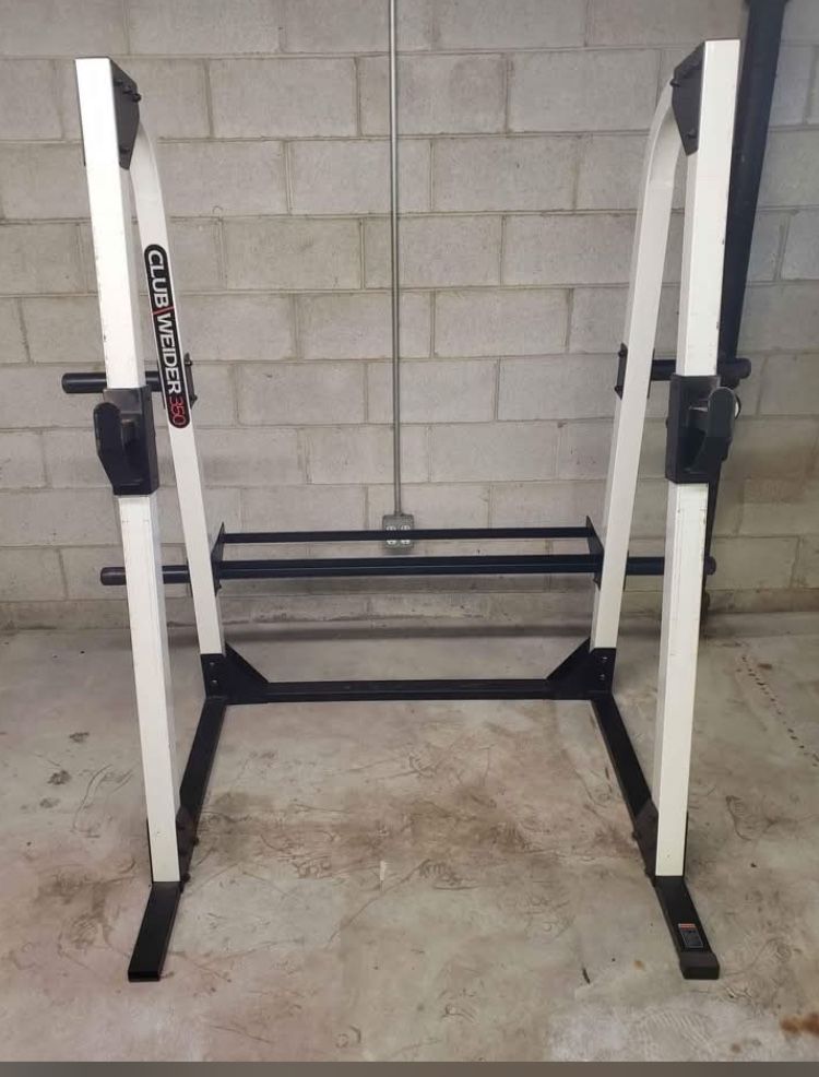 Club Weider 350 weight rack