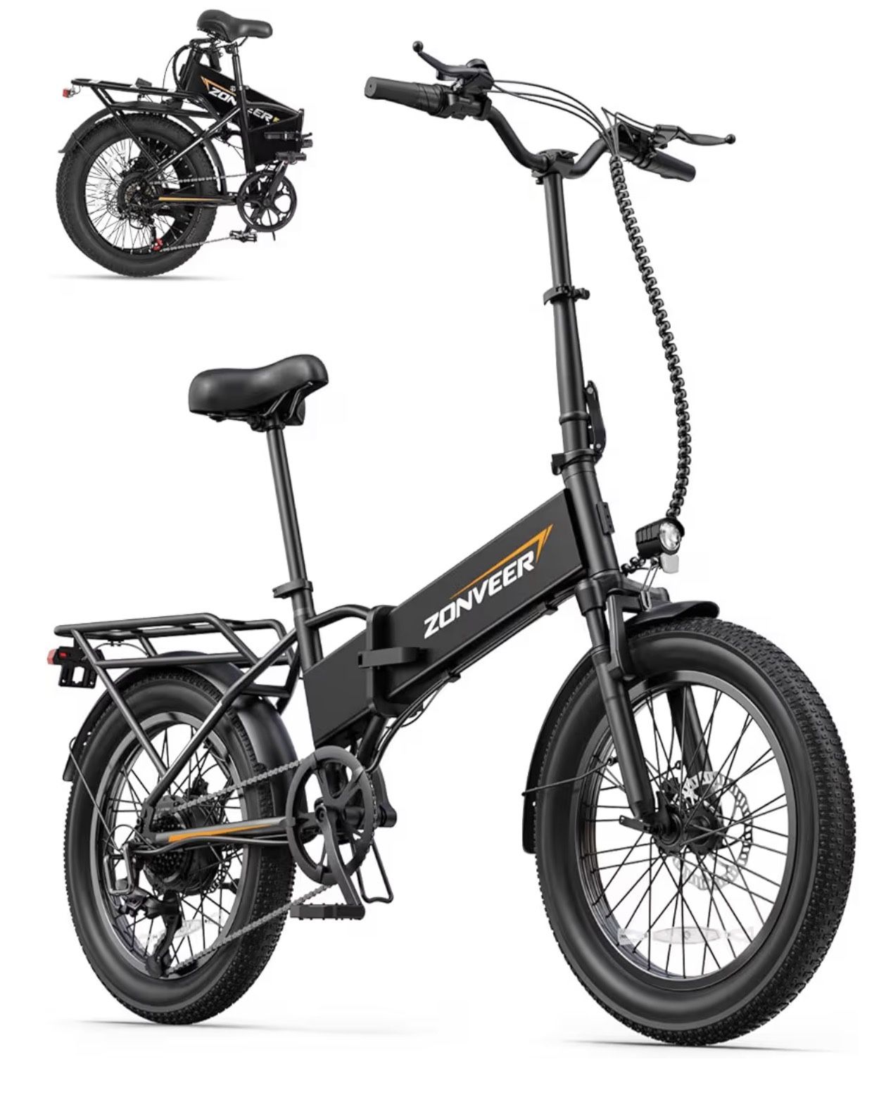 Folding Electric Bike, 28 MPH, 50 Miles Ebike - Brand New
