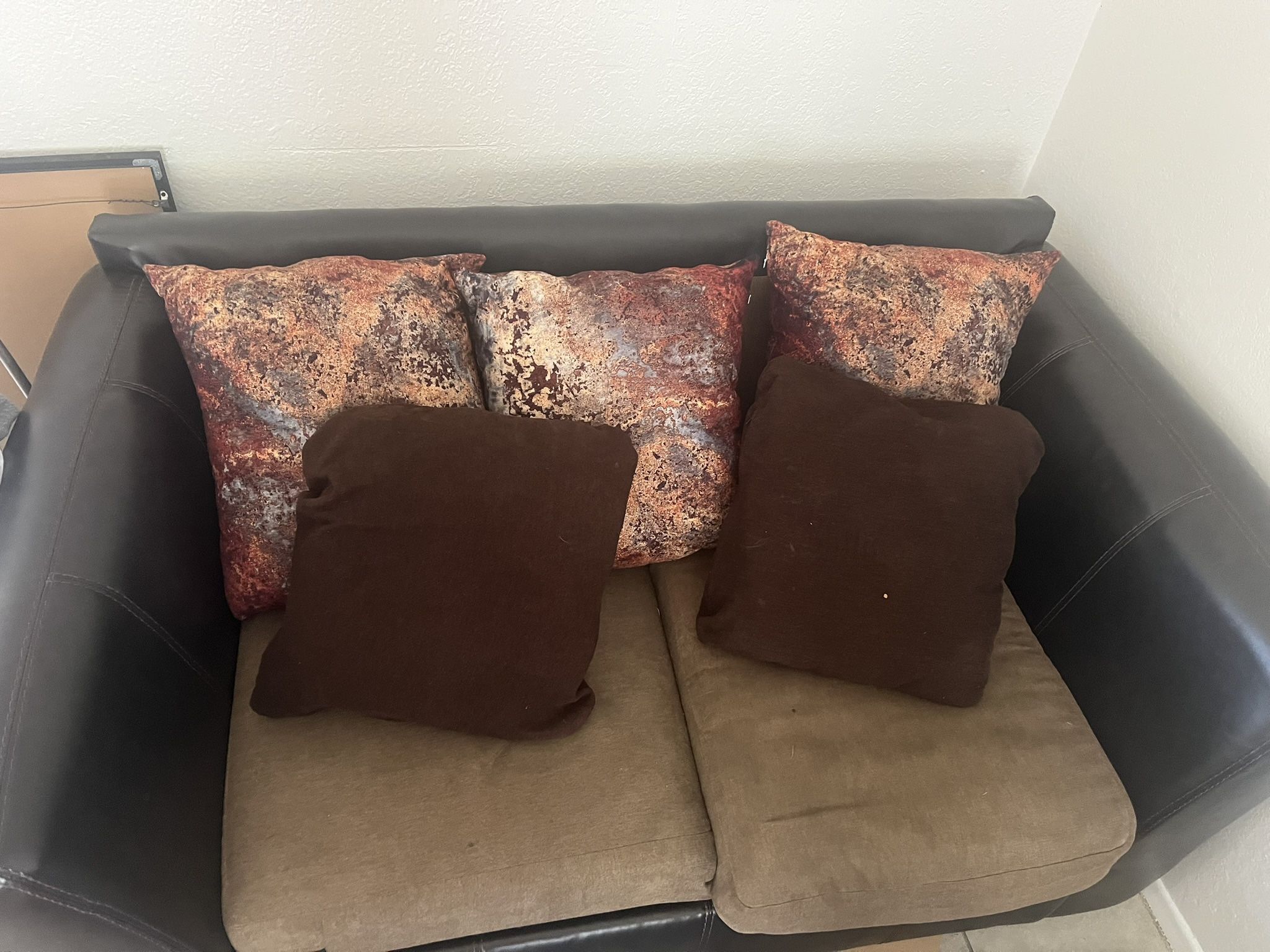 brown couch